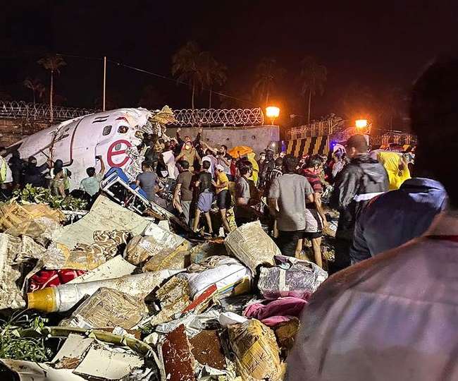 एयर इन्डियाको जहाज केरलको कोजिकोडमा दुर्घटना: १६ जनाको मृत्यु, १२३ जना घाइते